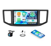 Android 15 4+64G Car Radio for VW Amarok Crafter Van Man 2016-2021, 10 inch Touch Screen with Wireless CarPlay, Android Auto Mirror Link, WiFi, Bluetooth, GPS, FM, RDS, DSP, SWC, Backup Camera