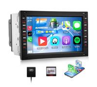 Android 15, 4G+64G GOHHDL Autoradio pour VW Golf 4 Polo Sharan Jetta MK4 T5 Multivan avec Carplay Android Auto, Radio Tactile 7 Pouces 2Din avec GPS Navi WiFi Bluetooth FM/RDS SWC CANBUS Caméra&Micro