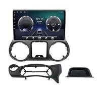 Android 15 9" Autoradio Écran Tactile de Navigation GPS pour Jeep Wrangler3JK 2010-2018 de Voiture Brancher et Utiliser Commandes Audio Am/RDS Bluetooth Camera Voiture Téléphone