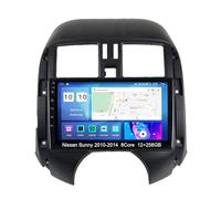 Android 15 9" Autoradio Écran Tactile de Navigation GPS pour Nissan Sunny 2010-2014 de Voiture Brancher et Utiliser Commandes Audio Am/RDS Bluetooth Camera Voiture Téléphone