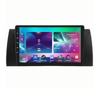 Android 15 Autoradio 9 Pouce Navigation GPS en Voiture Headunit Stéréo Lecteur Radio pour BMW X5 E53 2000-2006 Support WiFi 4G Bluetooth Volant Google Gratuite Caméra,4 Core WiFi 2G+32G