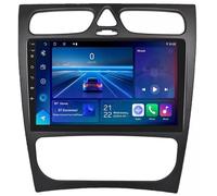 Android 15 Autoradio 9 Pouce Navigation GPS en Voiture Headunit Stéréo Lecteur Radio pour Mercedes Benz C Class W209 2002-2006 Support WiFi 4G Bluetooth Volant Google Gratuite Caméra