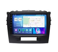 Android 15 Autoradio 9 Pouce Navigation GPS en Voiture Headunit Stéréo Lecteur Radio pour Suzuki Vitara 2015-2020 Support WiFi 4G Bluetooth Volant Google Gratuite Caméra,4 Core WiFi 2G+32G