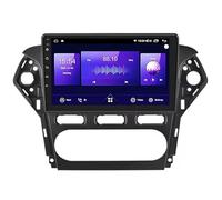 Android 15 Autoradio Écran Tactile de Navigation 9" Radio GPS pour Ford Mondeo 4 MK4 2010-2014, Bluetooth USB Car Camera Plug and Play Prend en Charge Le Contrôle du Volant