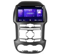 Android 15 Autoradio Écran Tactile de Navigation 9" Radio GPS pour Ford Ranger 3 2011-2015, Bluetooth USB Car Camera Plug and Play Prend en Charge Le Contrôle du Volant