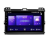 Android 15 Autoradio Écran Tactile de Navigation 9" Radio GPS pour Toyota Land Cruiser Prado 120 LC120 2003-2009 Bluetooth USB Car Camera Plug and Play Prend en Charge Le Contrôle du Volant