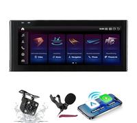 Android 15 Autoradio Navi pour A-udi A1 (2010-2018) Écran 10,25/12,3" avec navigation GPS Carplay Bluetooth 5.0 HiFi FM 5G-WiFi SWC DSP MIC Camera, 8G + 128G, 10.25"