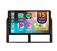 Android 15 Autoradio,pour Jeep Grand Cherokee 1999-2005, 9 Pouces Écran Tactile Lecteur Auto Stéréo avec CarPlay Android Auto/WiFi/Navigation GPS/Bluetooth/DSP(C 8core(4G+64G))