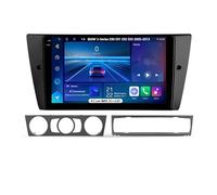 Android 15 Autoradio sans Fil pour BMW 3-Series E90 E91 E92 E93 2005-2013, Go Mirror Link Navigation GPS Carplay Android Auto WiFi Bluetooth Commande au Volant,4 Core WiFi 2G+32G