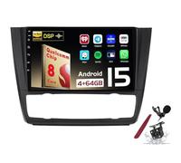 Android 15 Autoradio Sat Navi pour B-MW 1 Series E81 (2004-2011) Lecteur multimédia à écran Tactile 9 Pouces avec sans Fil Carplay GPS Navigation FM RDS Bluetooth 5G-WiFi SWC DSP,M700s