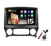 Android 15 Autoradio Sat Navi pour C-hevrolet Silverado/GMC Sierra(2014-2018) Lecteur multimédia à écran Tactile 9 Pouces avec sans Fil Carplay GPS Navigation FM RDS Bluetooth 5G-WiFi SWC DSP,M300s