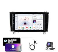 Android 15 Autoradio Stéréo pour Benz SLK AMG 2009-2010 Brancher Et Utiliser 9''Lecteur Multimédia GPS Navigation Support WiFi 4G USB Soutien Carplay Bluetooth DSP Command HM608 8 Core 4G+WiFi 4+64GB