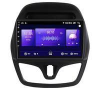 Android 15 Autoradio Stéréo pour Chevrolet Spark Beat 2015-2018 Brancher et Utiliser 9''Lecteur Multimédia GPS Navigation Support WiFi 4G USB Soutien Carplay Bluetooth DSP Commandes Au Volant