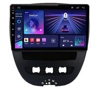 Android 15 Autoradio Stéréo pour Citroen C1 2005-2014 Brancher Et Utiliser 9''Lecteur Multimédia GPS Navigation Support WiFi 4G USB Soutien Carplay Bluetooth DSP Commandes au HM603 4 Core WiFi 2+32GB