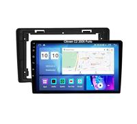 Android 15 Autoradio Stéréo pour Citroen C2 2005 Brancher Et Utiliser 9''Lecteur Multimédia GPS Navigation Support WiFi 4G USB Soutien Carplay Bluetooth DSP Commandes au vola HM605 4 Core WiFi 4+64GB
