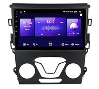 Android 15 Autoradio Stéréo pour Ford Mondeo 5 Fusion 2012-2014 Brancher et Utiliser 9''Lecteur Multimédia GPS Navigation Support WiFi 4G USB Soutien Carplay Bluetooth DSP Commandes Au Volant