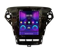 Android 15 Autoradio Stéréo pour Ford Mondeo Fusion 2011-2013 Brancher Et Utiliser 9.7''Lecteur Multimédia GPS Navigation Support WiFi 4G USB Soutien Carplay Bluetooth DSP C V 5 8 Core 4G+WiFi 4+64GB