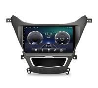 Android 15 Autoradio Stéréo pour Hyundai Elantra 2011-2016 Brancher Et Utiliser 9''Lecteur Multimédia GPS Navigation Support WiFi 4G USB Soutien Carplay Bluetooth DSP Command HM601 4 Core WiFi 1+16GB
