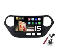 Android 15 Car Radio Sat Navi pour H-yundai Grand I10 (2013-2018) Lecteur multimédia à écran Tactile 9 Pouces avec sans Fil Carplay GPS Navigation FM RDS Bluetooth 5G-WiFi SWC DSP,M500s
