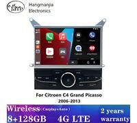 Android 15 pour citroën C4 Grand Picasso 2006-2013 iPhone Carplay Autoradio voiture multimédia Radio GPS Navigation Android Auto 8G 128G 4G CarPlay
