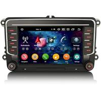 Android 16 4GO+64GO Autoradio GPS Navigateur pour pour VW Transporter T6 Crafter Amarok Caddy Polo Skoda Yeti Écran Tactile Bluetooth sans Fil CarPlay Android Auto FM Radio DSP WiFi Canbus