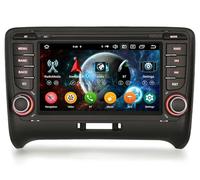 Android 16 Autoradio Carplay & Android Auto pour Audi TT MK2 2006-2014 WiFi Bluetooth 5.1 Canbus SWC Écran Tactile DSP IPS Canbus SWC GPS Navgateur Dab+ OBD2 DVR