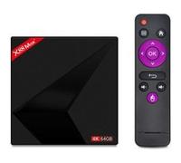 Android 8.1 TV Box RK3328 Quad Core 64bit 4GB / 64GB Smart 4K Décodeur numérique VP9 H.265 HDR10 2.4G 5G WiFi BT4.0 USB3.0 G