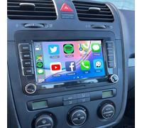 Android Autoradio 2 Din Compatible for VW Touran Compatible pour Golf 5 6 Polo EOS 7" Écran Tactile Android 13 sans Fil Carplay avec GPS Navigation sans Fil Carplay Android Auto Caméra Arrière