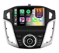 Android Autoradio pour Ford Focus 3 MK 3 2011-2019, 9 Pouces Poste Radio Voiture avec CarPlay Android Auto GPS WiFi Bluetooth Caméra(4Core(2+32GB))