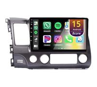 Android Autoradio pour Honda Civic 2006-2011, 10.1 Pouces Poste Radio Voiture avec CarPlay Android Auto GPS WiFi Bluetooth Caméra(LHD,8Core(2+32GB))