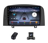 Android Autoradio pour Hyundai Sonata NF 2004-2008 avec CarPlay et Android Auto, 9 "écran Tactile Autoradio avec Bluetooth/Navigation GPS/Radio FM/Caméra de recul/Commande au Volant(A,X1)