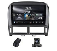 Android Autoradio pour Lexus LS430 XF30 LS 430 2000-2006 Toyota Celsior XF30 III 3 2000-2006 Carplay sans Fil Android Auto, Écran Tactile 9 Pouces Navigation GPS WiFi Bluetooth(M400S)