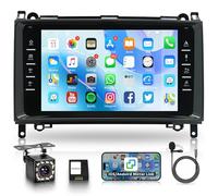 Android Autoradio pour Mercedes Benz A/B Class W169 W245 B160 B170 B180 B200 W639 Vito Viano W906 Sprinter 9 Pouces Autoradio avec GPS Navi WiFi Mirror Link Bluetooth FM/RDS/EQ/USB/SWC Caméra de Recul
