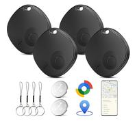 Android Smart Tag, Bluetooth Localisateur D’Objets Fonctionne avec l’app Google Localiser (Uniquement Android), Traceur Tag pour Les clés/Portefeuilles/Valises, Lot de 4