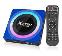 Android TV Box 13.0, Android Box 4GB RAM 32GB ROM RK3528 Quad-Core supporté 2.4G / 5G Dual WiFi6 BT 5.0 10/100M LAN Enternet 8K HD Boîtier TV Android