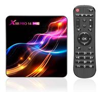 Android TV Box 14.0, Android Box 4 Go de RAM, 32 Go de ROM, RK3528 Quad-Core 64 Bits Cortex-A53,2025 TV Box Support 4K 2.4G /5G Dual-Band WiFi Ethernet 10/100MUSB 3.0/2.0 Smart Box