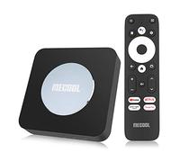Android TV Box 14.0 MECOOL KM2 Plus Boitier Android TV 2G+16G avec Netflix Certifié S905X4-B 4K Streaming Media Player certifié Assistant Vocal Google Disney + Prime Vidéo WiFi 5 Dual Band LAN BT 5.0