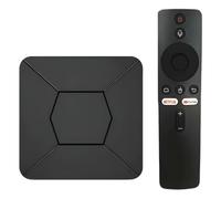 Android TV Box 4K with Chromecast, Smart TV Box Streaming Device, WiFi & Bluetooth, Google Assistant, Netflix Support, Multimedia Player, IPTV Ready, Home Entertainment Solution