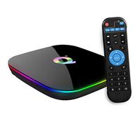 Android TV Box, Q Plus TV Box Android 10.0 with 2Go RAM 16Go ROM H616 Quad Core cortex-A53 Processor Smart Android Box, Supports 6K 3D 2.4GHz WiFi 10/100M Ethernet