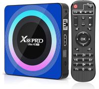 Android TV Box X88 Pro - Lecteur Multimédia Streaming Boitier TV 2Go RAM16Go ROM WiFi 6 Bluetooth 5.0 4K Android Smart TV Box