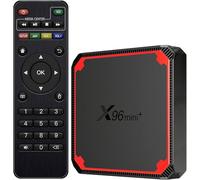 Android TV Box X96mini Plus 4K 2 Go/16 Go TV Box Android TV Android 9.0 Double Wi-FI 2,4 G et 5 G Amlogic S905W4 Quad Core Puce Lecteur multimédia