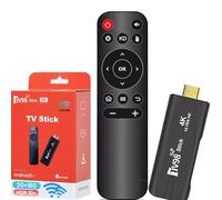Android TV Stick 2GB RAM 16GB H313 Quad-Core 64bit WiFi6 Dual WiFi 2.4G/5G 4K HDR10+ Ultra USB HD Smart TV Stick (H 2+16)