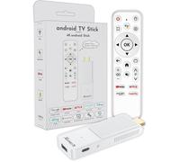 Android TV Stick 4K Ultra HD,Appareil de Streaming,Dernier Android 14.0 TV Stick Box 2Go 16Go HDR/AV1/2,4G/5G WiFi/BT 5.0,Lecteur