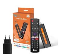 Android TV Stick14.0 2GB RAM 16GB Voice Control,Shortcut Keys,H313 Quad-Core 64bit WiFi6 Dual WiFi 2.4G/5G 4K HDR10+ Ultra USB HD Smart TV Stick (H6 2+16 APP)