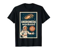 Andromeda Weekend | Tourisme Spatial rétro | Astronomie T-Shirt