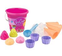 Androni Giocattoli Set de seaux 'Ice Cream' (Bleu ou Rose) 1292-0000 (Note : la couleur sera envoyée au hasard)