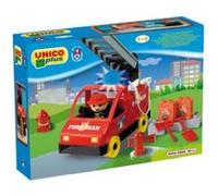 Androni giocattoli srl - a1201395 - jeu de construction - brick unico set pompier G