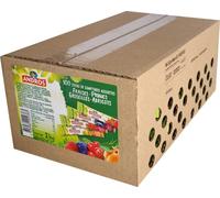 ANDROS | 100 sticks individuels de confitures assorties - fraise, abricot, prune, groseille- sticks de 20 gr
