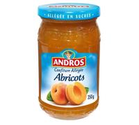 ANDROS - Allégée Confiture D'Abricots 350G - Lot De 4