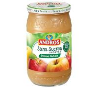 ANDROS - Andros Dessert Pomme Nature Sans Sucre Ajouté 730G - Lot De 2